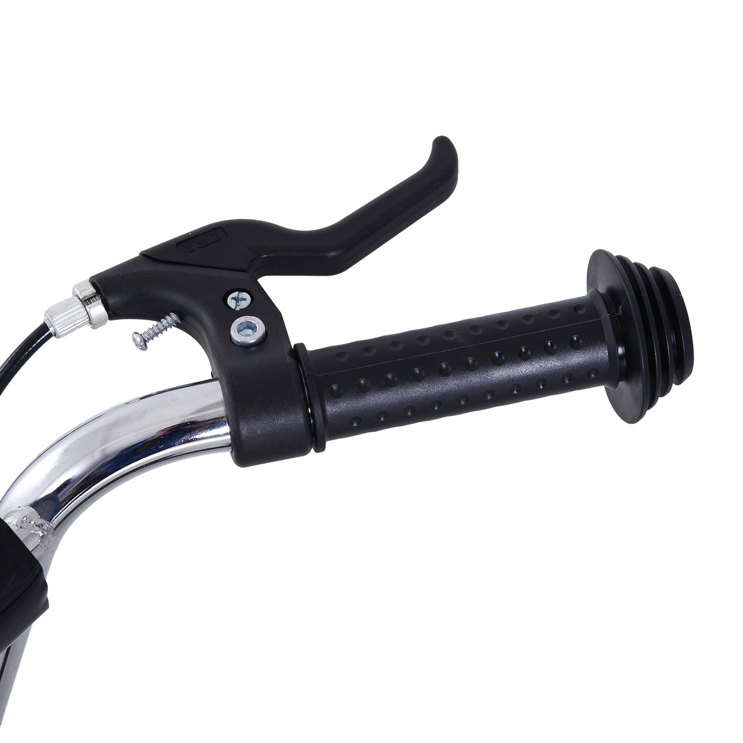 HOMCOM Kinderroller mit Luftreifen Kickscooter Scooter Tretroller Cityroller für Kinder Kickboard 16 Zoll ab 5 Jahre Höhenverstellbar Rosa 143 x 58 x 92-100 cm