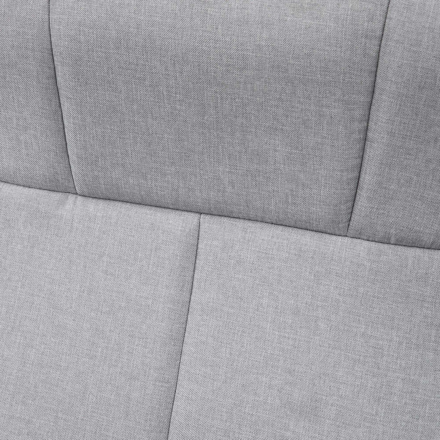 HOMCOM Massagesessel mit Hocker، neigbare Lehne، 78 × 95 × 88 سم، Hellgrau