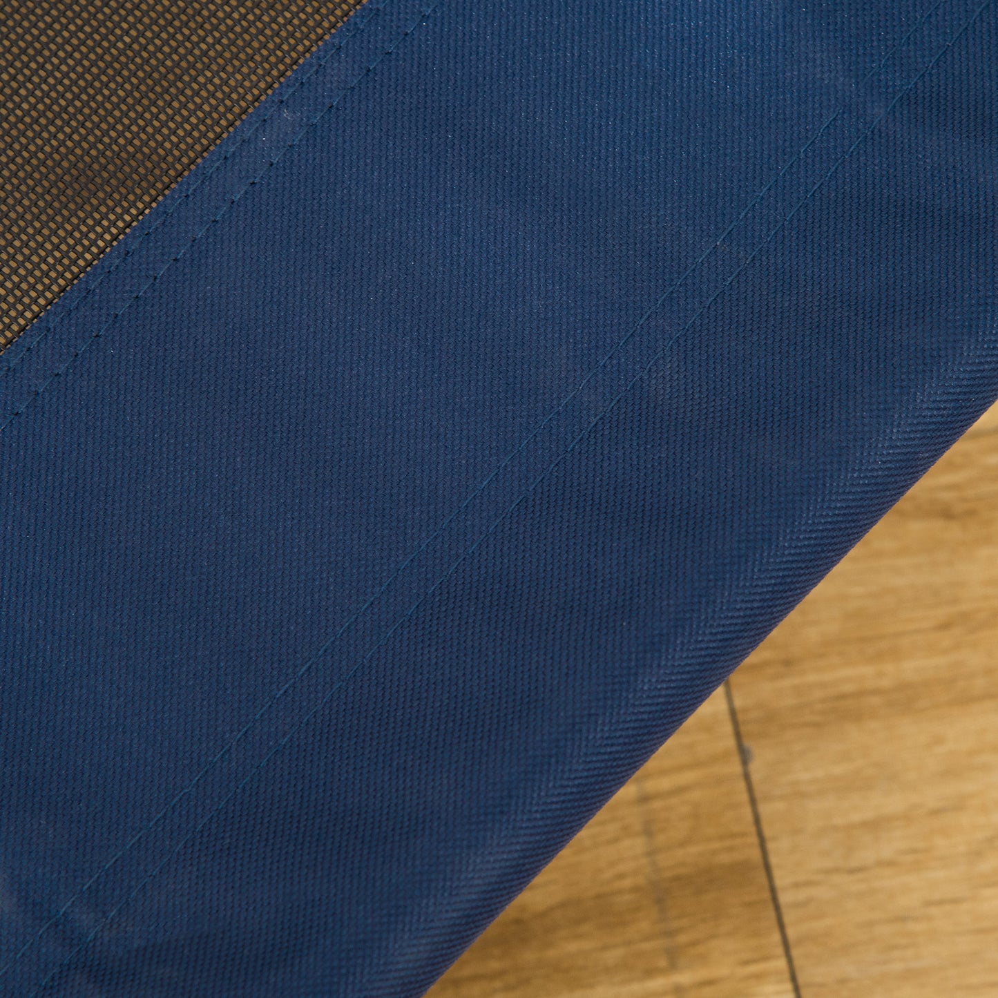 PawHut Hundebett Hundeliege Outdoor Katzenbett Haustierbett Schlafplatz Stahl 600D Oxford-Gewebe Blau 76 x 61 x 18 cm