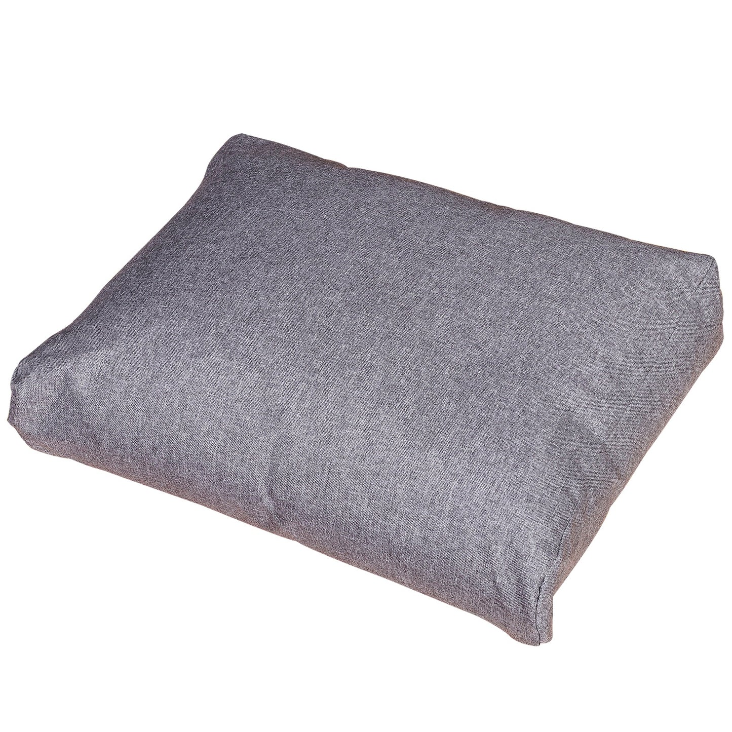 Outsunny Vierteiliges Gartenmöbel Set, Sitzgruppe, Sofa mit Sitzkissen, Tisch mit Stauraum, Polyester, Grau, 138 x 69 x 63 cm