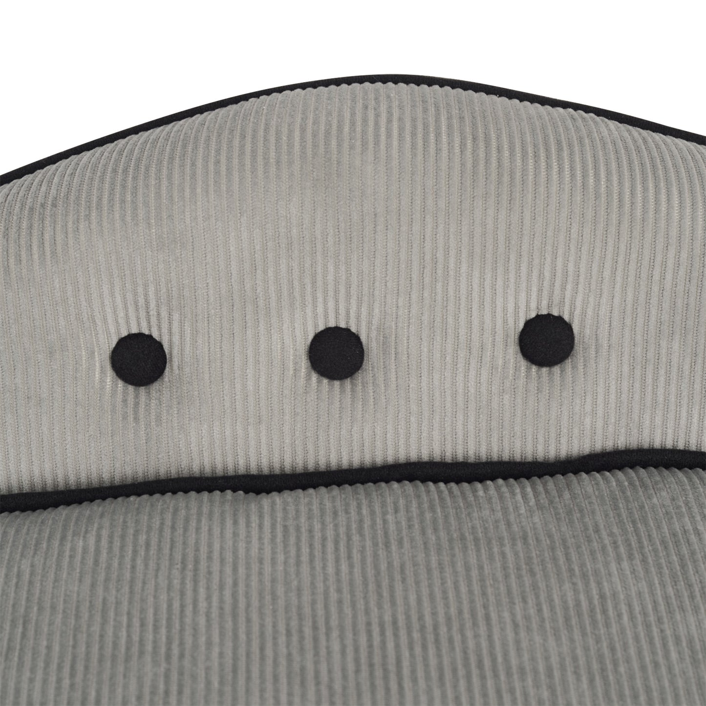 PawHut Haustiersofa, Hundebett, Hundematte, Hundesofa, Naturholz+Plüsch, Grau, 66,5 x 45 x 35,5 cm