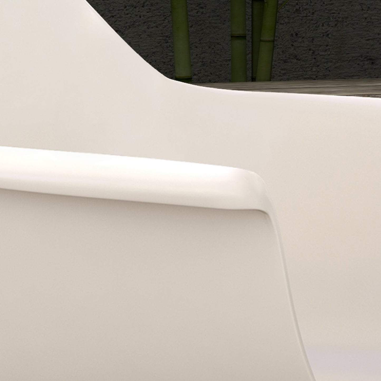 Outsunny 4er-Set Gartenstühle Outdoorstühle Gartenstuhl, Moderns Design, 59 cm x 55 cm x 84 cm, Grau