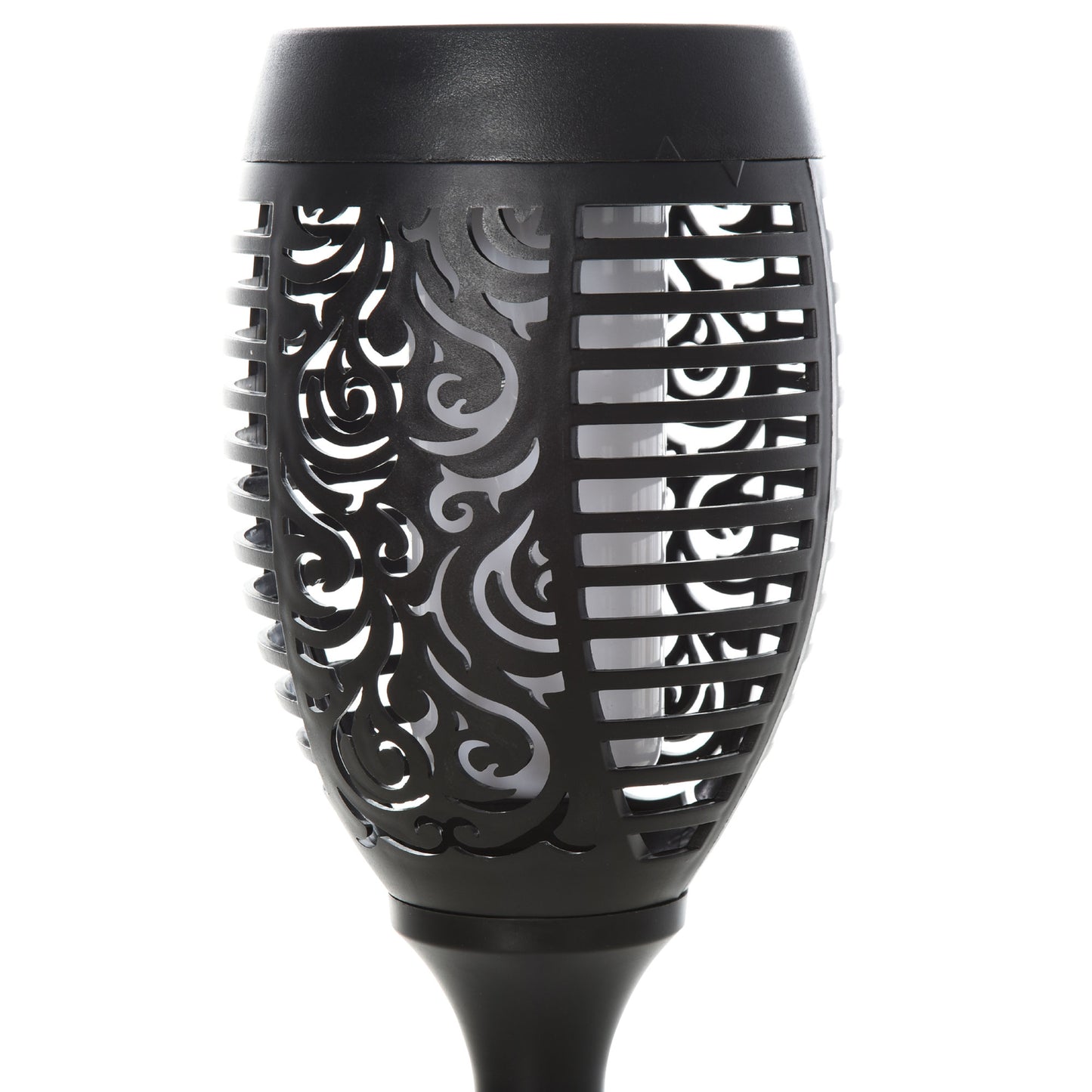 Outsunny Gartenbeleuchtung 4 Stück Solar LED Warmweiß Gartenstrahler mit Erdspieß Stecker IP44 Wasserdichter Gartenleuchte Solar Gartenlampe für Draußen Garten Rasen, Hof