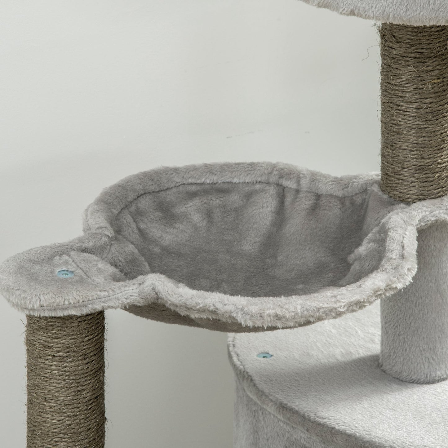 باوهوت كراتزباوم إنكل. Katzenhöhle، Katzenbett، Katzenhängematte und Spielzeug 60 سم × 40 سم × 113 سم، هيلغراو