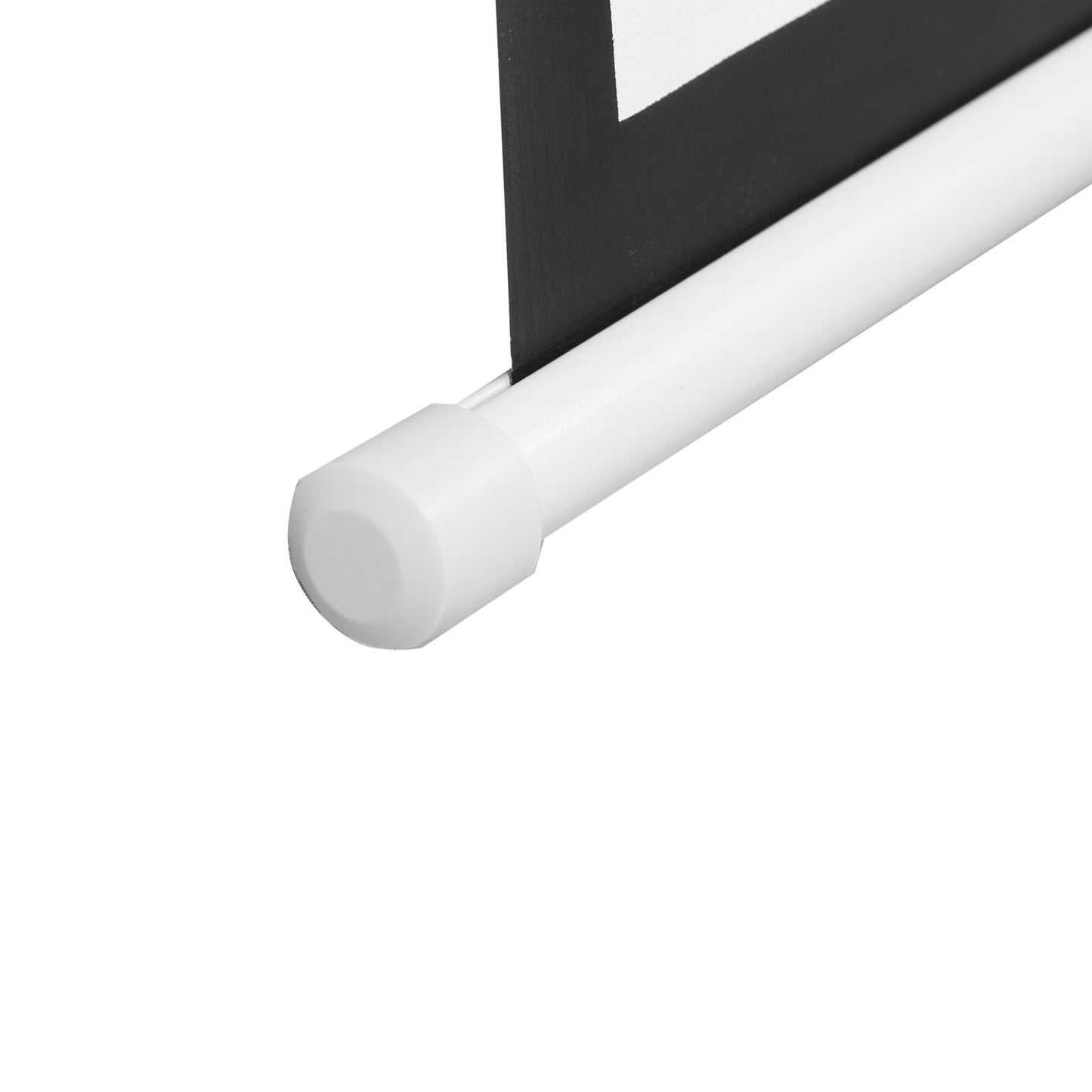 HOMCOM Beamer-Leinwand, 1:1 Format, Fernbedienung, 172 x 172 cm (96 Zoll), Weiß