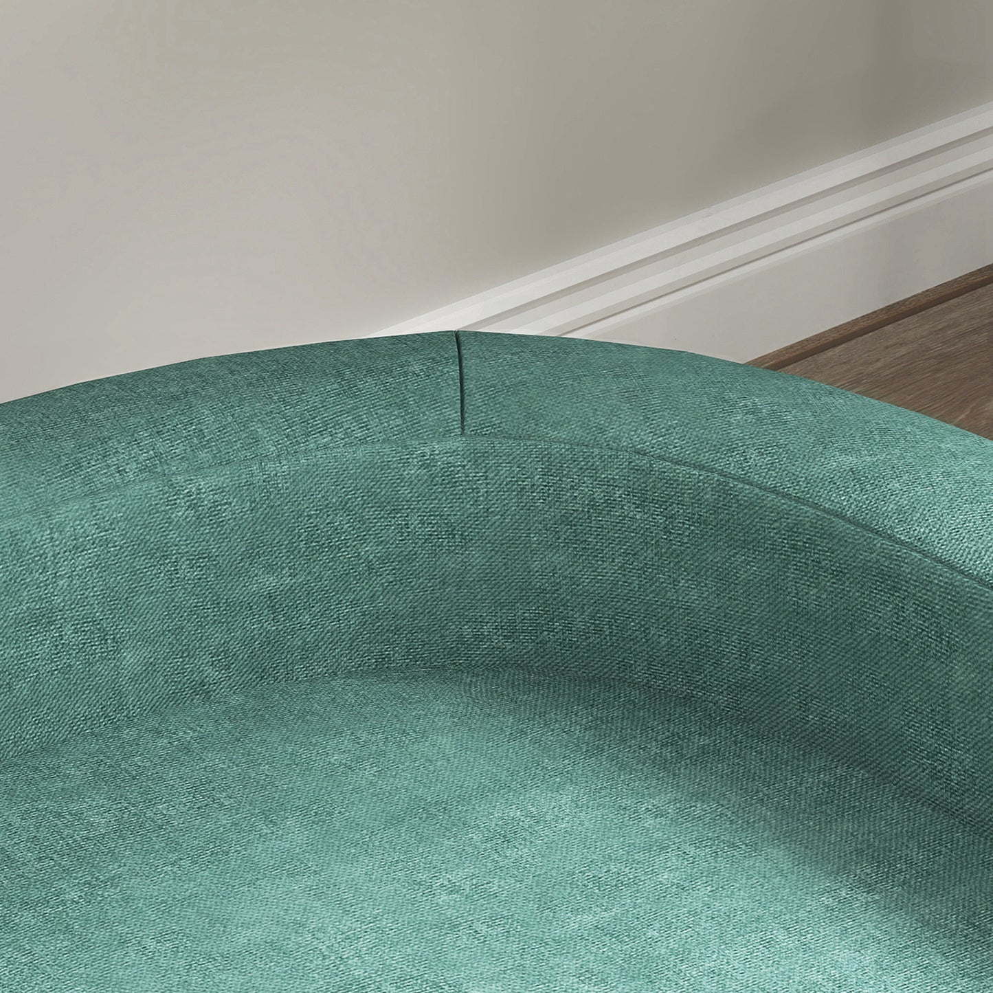 PawHut Hundebett Hundesofa Haustiersofa, Eukolyptusholz, 98 x 67 x 25 cm, Grün