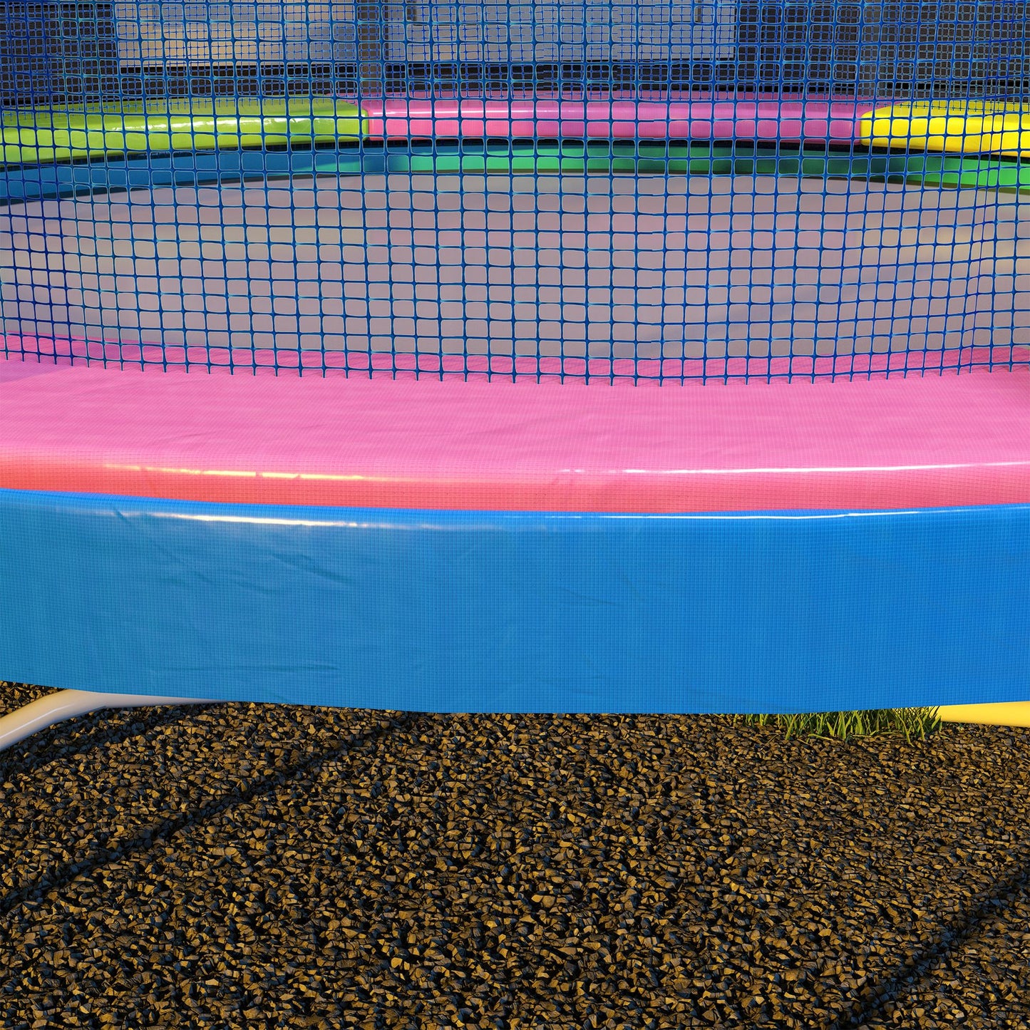 SPORTNOW Ersatz-Randabdeckung für Trampoline, wasserfest, reißfest, Ø305 cm, bunt