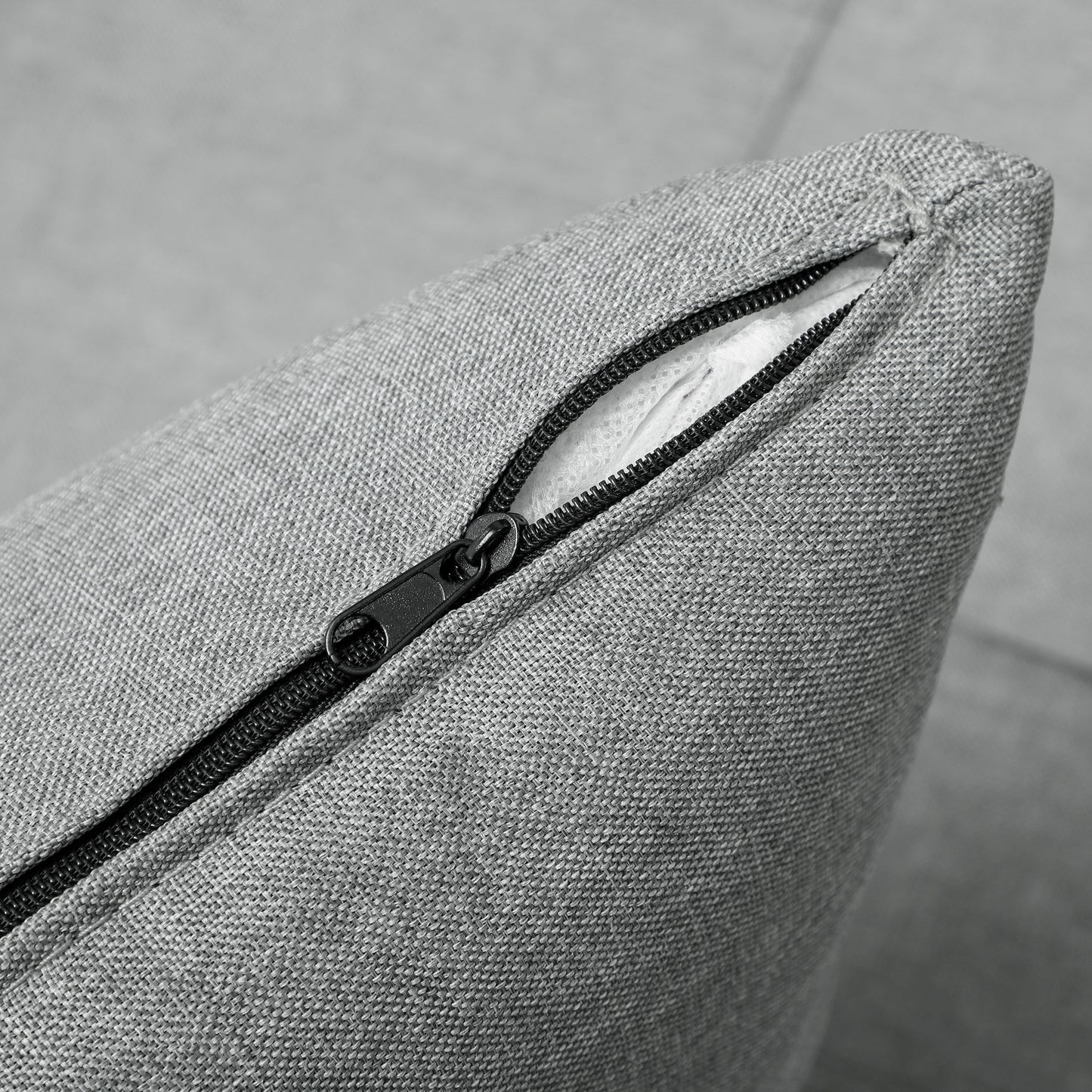 HOMCOM 3-in-1 Klappsessel mit Seitentasche, Gästebett mit Kissen, Verstellbarer Rückenlehne, Bettsessel mit Rollen, Hellgrau