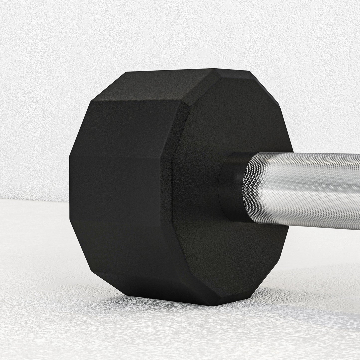 SPORTNOW Kurzhantel-Set 2 x 5kg, kein Wegrollen, rutschfester Griff, Gummimantel, Metallkern, Schwarz