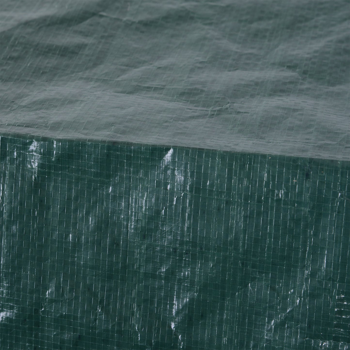 Outsunny Schutzhülle für Gartenmöbel Winterfest Wasserdicht Abdeckung Anti-UV Abdeckplane Gewebe Abdeckhaube für Gartentische Terrassenmöbel Rechteckig 235 x 190 x 90cm Grün