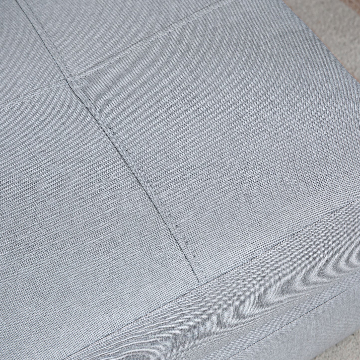 HOMCOM Relaxsessel Liegesessel Sessel mit Bettfunktion, inkl. 1 Kissen, 70 cm x 70 cm x 61 cm, Hellgrau