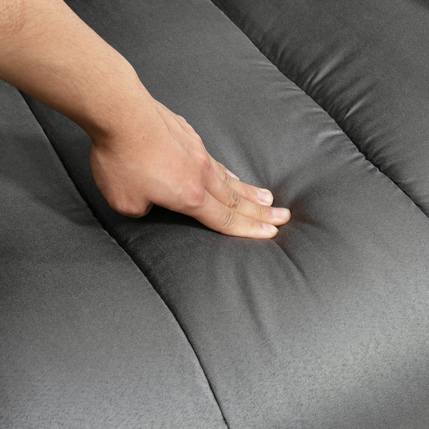 HOMCOM Fernsehsessel mit Aufstehhilfe, Relaxsessel. mit ausklappbarer Fußstütze, inkl. Fernbedienung, Grau