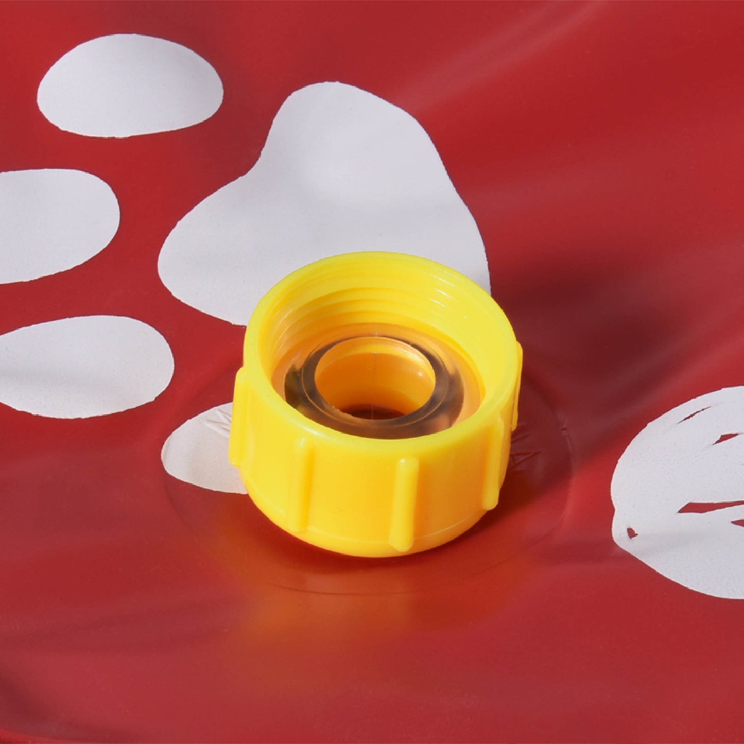 PawHut Hundepool, Wasser-Spielpool, rutschfest, robust, tierfreundlich, Ø170 cm, Rot