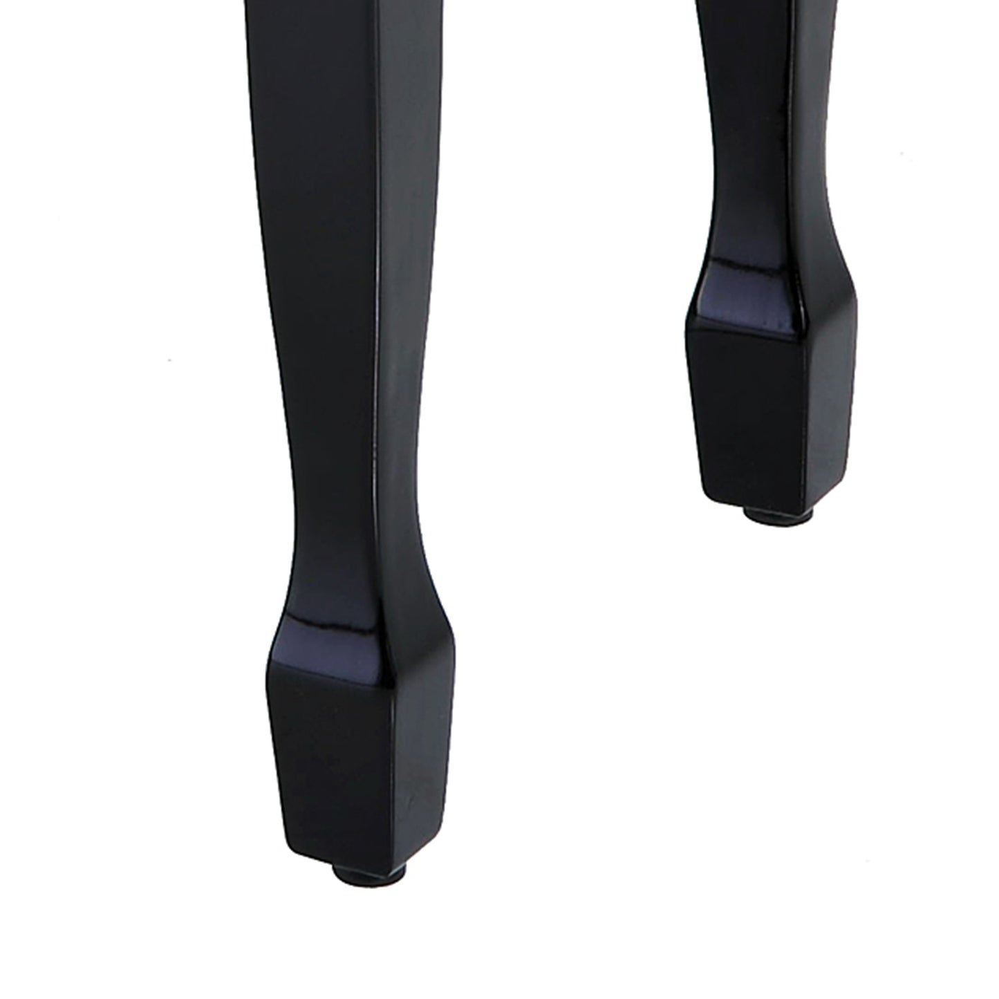 HOMCOM Klavierhocker Höhenverstellbar Klavierbank, Pianobank mit Kunstleder Kissen Keyboardhocker für Piano Keyboard 64 x 35 x 45-55 cm Schwarz