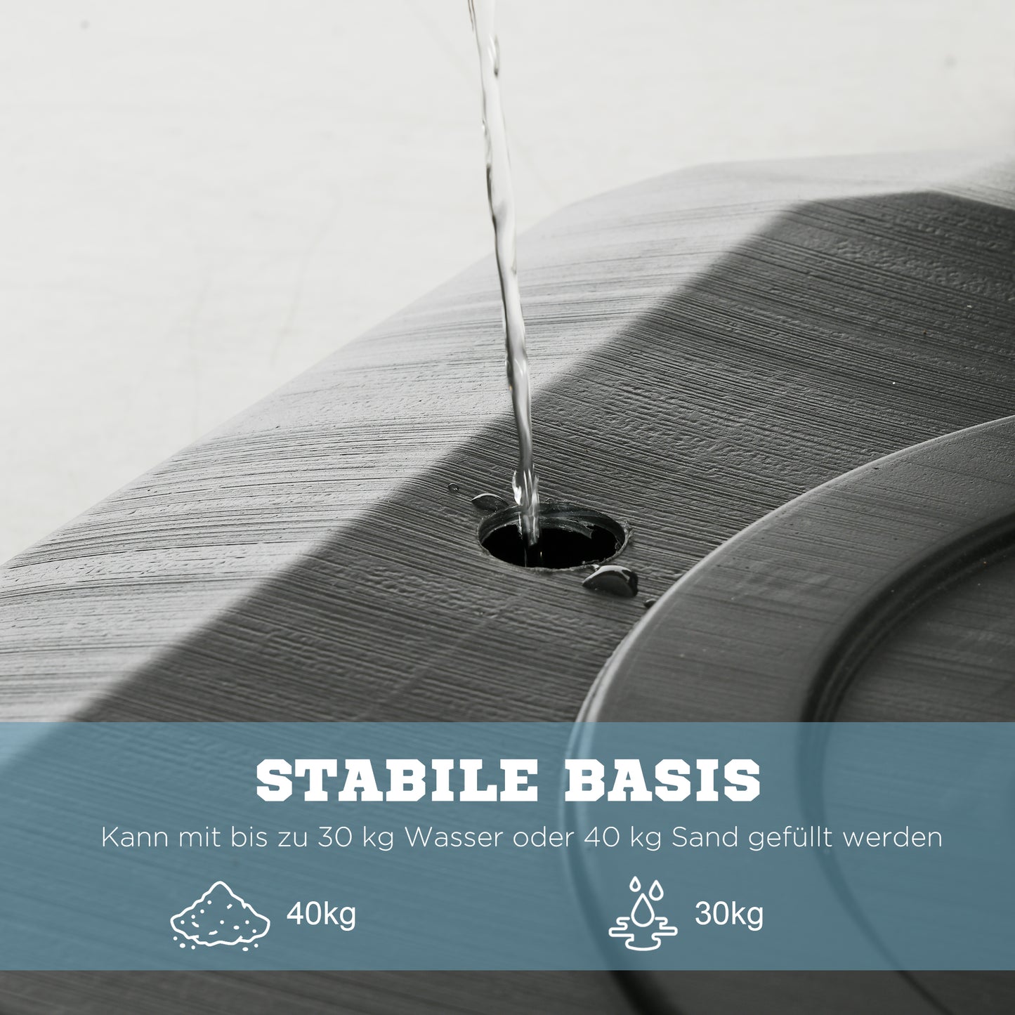 SPORTNOW Basketballständer, verstellbare Korbhöhe 2,3-2,9 m, untere Pralllatte, befüllbare Basis, rot+schwarz