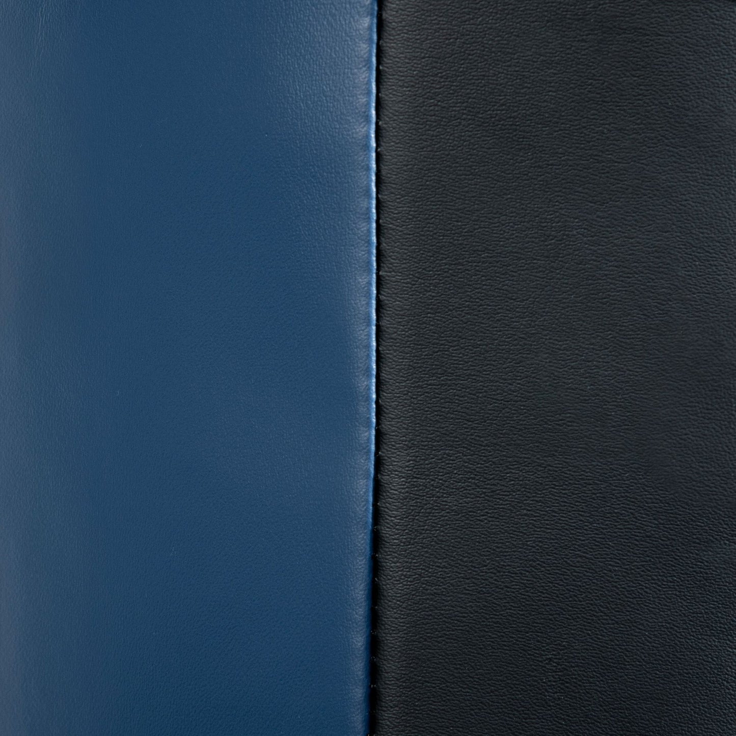 SPORTNOW Boxdummy, freistehend, höhenverstellbar, schwerer Standfuß, Kunstleder, schwarz+grau+blau, 55 x 55 x 178-207 cm