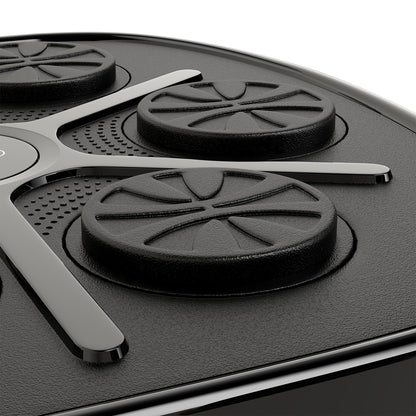 SPORTNOW Musik-Boxmaschine, Rhythmisches Boxgerät, 9 Modi, Bluetooth, LED-Lichter, mit Boxhandschuhen, Schwarz