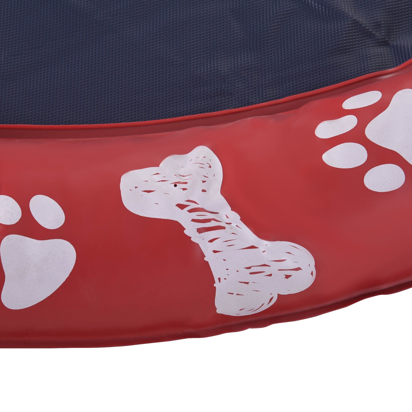 PawHut Hundepool, Wasser-Spielpool, rutschfest, robust, tierfreundlich, Ø170 cm, Rot