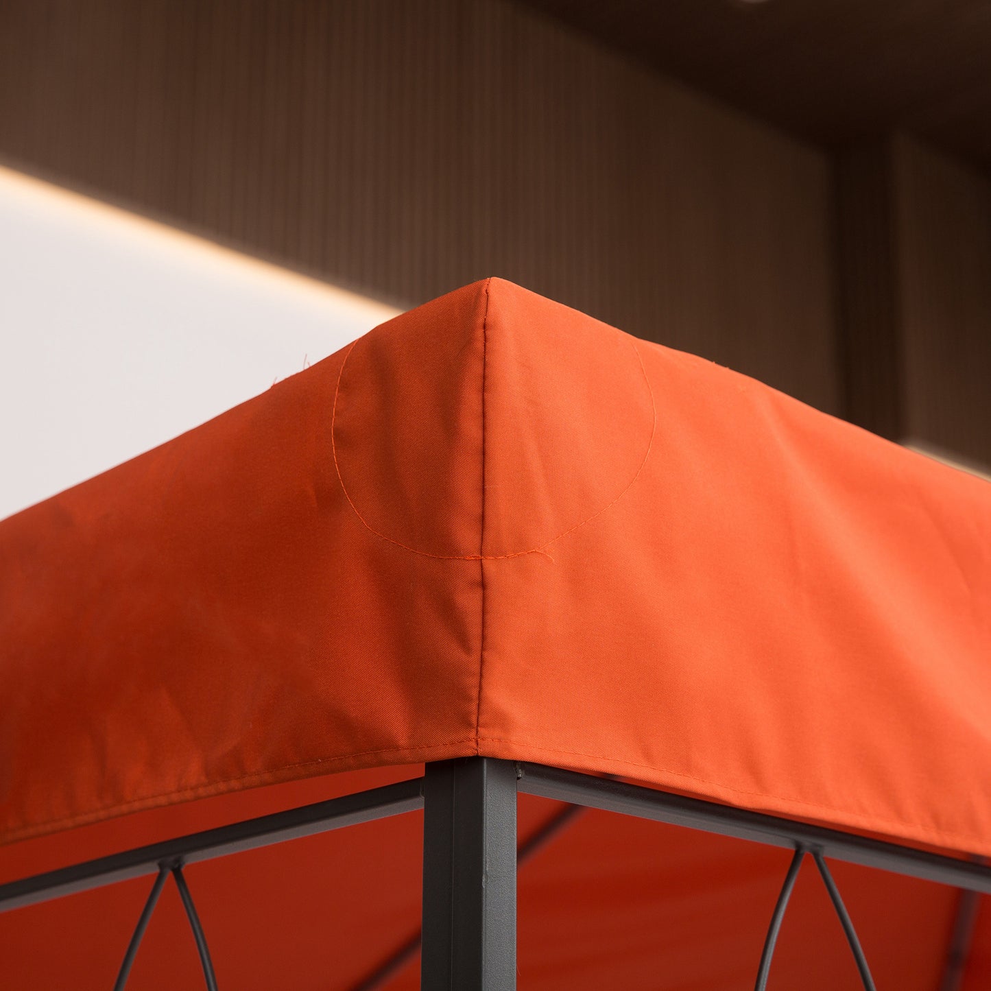 Outsunny Ersatzdach für Gartenpavillons 3x4m Polyester Kaffee
