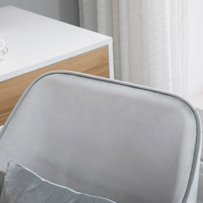 Vinsetto Massage Schreibtischstuhl 78-86 cm höhenverstellbarer Bürostuhll Drehstuhl Computerstuhl mit USB-Schrittstelle Arbeitsstuhl mit Vibrationsfunktion Lendenkissen Massagefunktion Grau