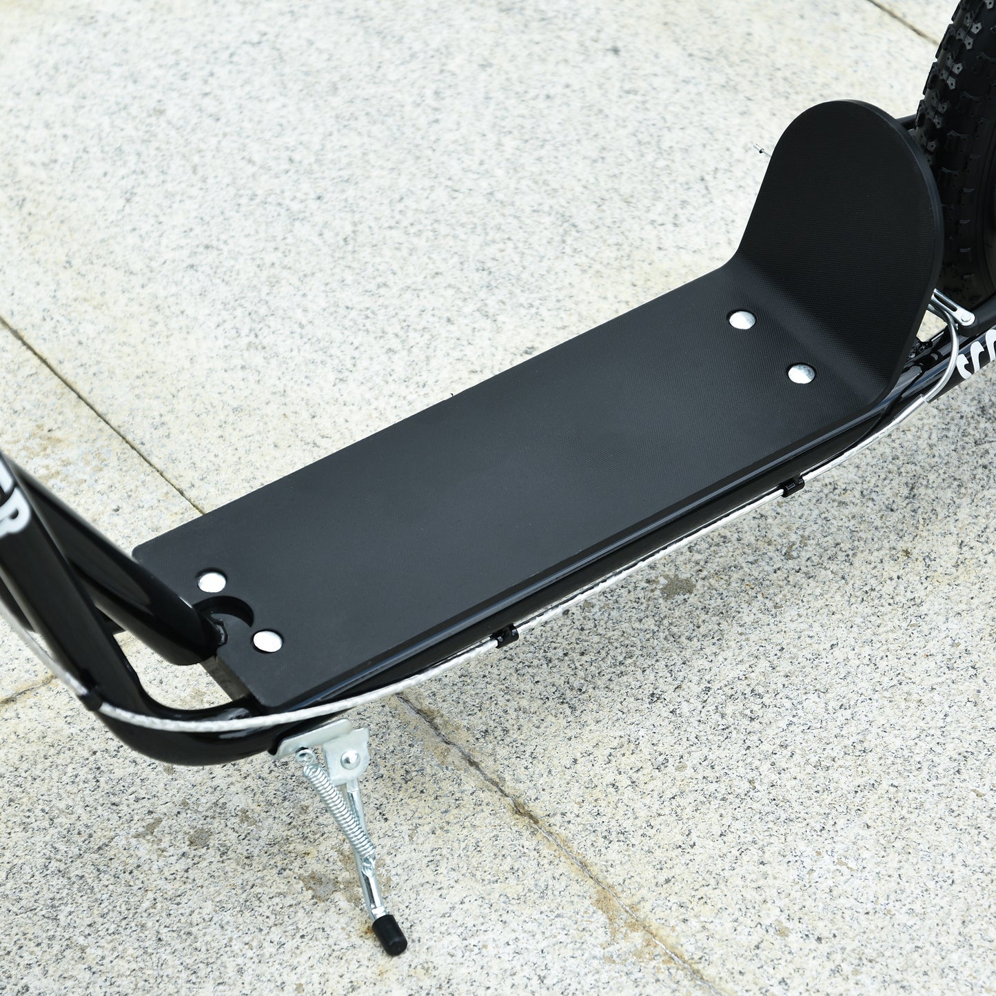 HOMCOM Kinderscooter mit Bremse höhenverstellbar Leichtbau Schwarz