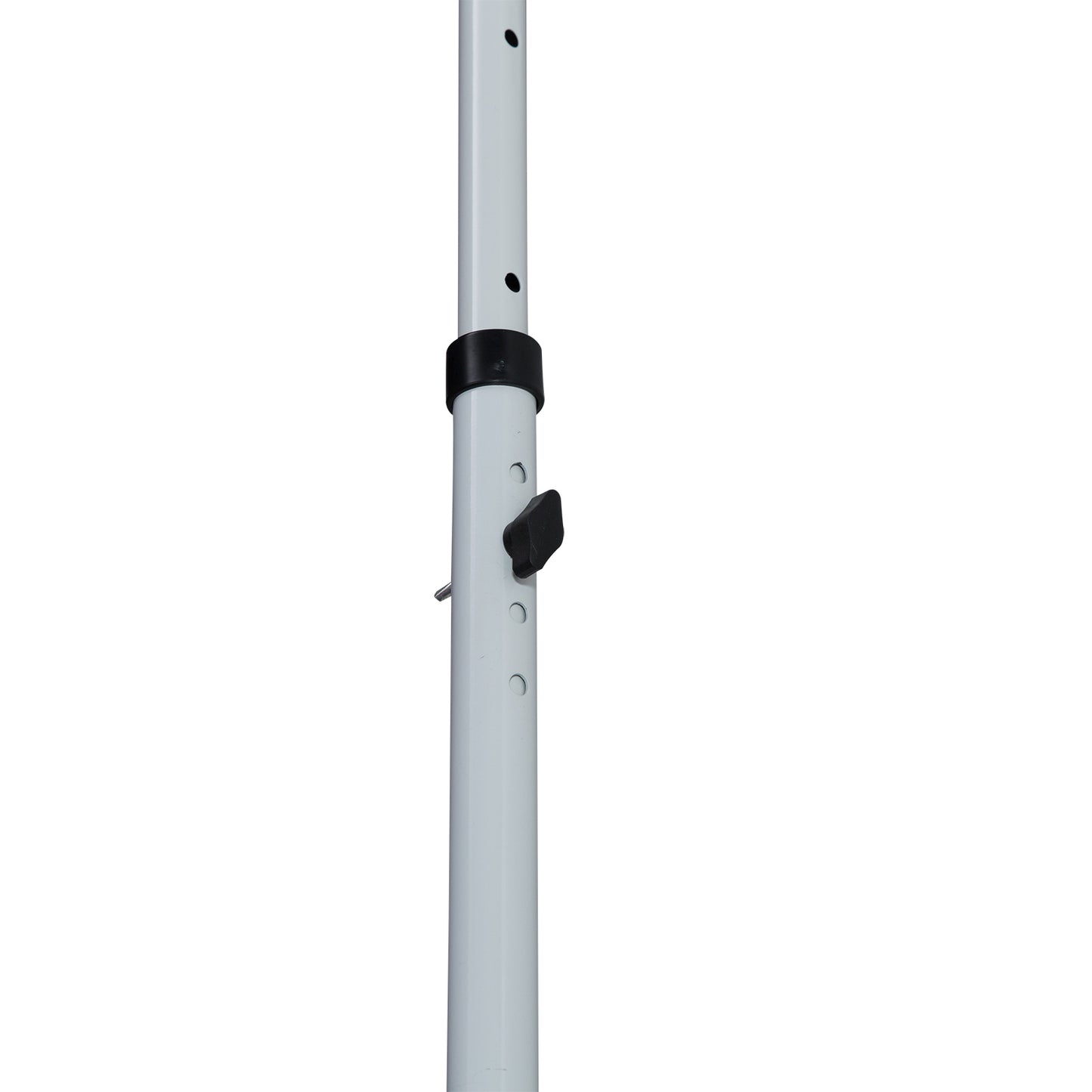 Outsunny Klemmmarkise mit Handkurbel höhenverstellbar Gelenkarmmarkise schmutzabweisend, witterungsbeständig Balkonmarkise 150cm breit Terrassenmarkise für Terrasse Balkon Veranda Grau