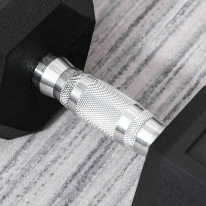 HOMCOM Hanteln mit gerändeltem Griff, Kurzhantel aus Gusseisen, 1 x 15kg, Kurzhanteln für Männer und Frauen, Dumbbell für Zuhause, Fitnessstudio, Krafttraining