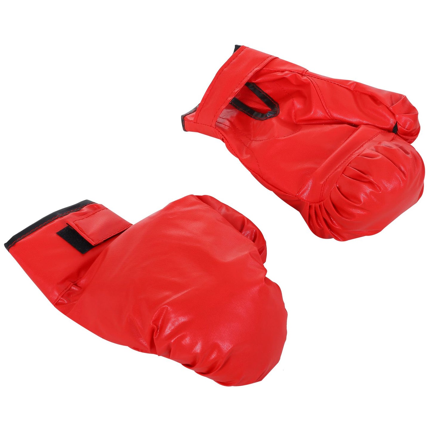 مجموعة HOMCOM Punchingball Set Standbox Training Set 136-154 cm höhenverstellbar mit 1 زوج Handschuhe Geeignet for Profis und Anfänger Black