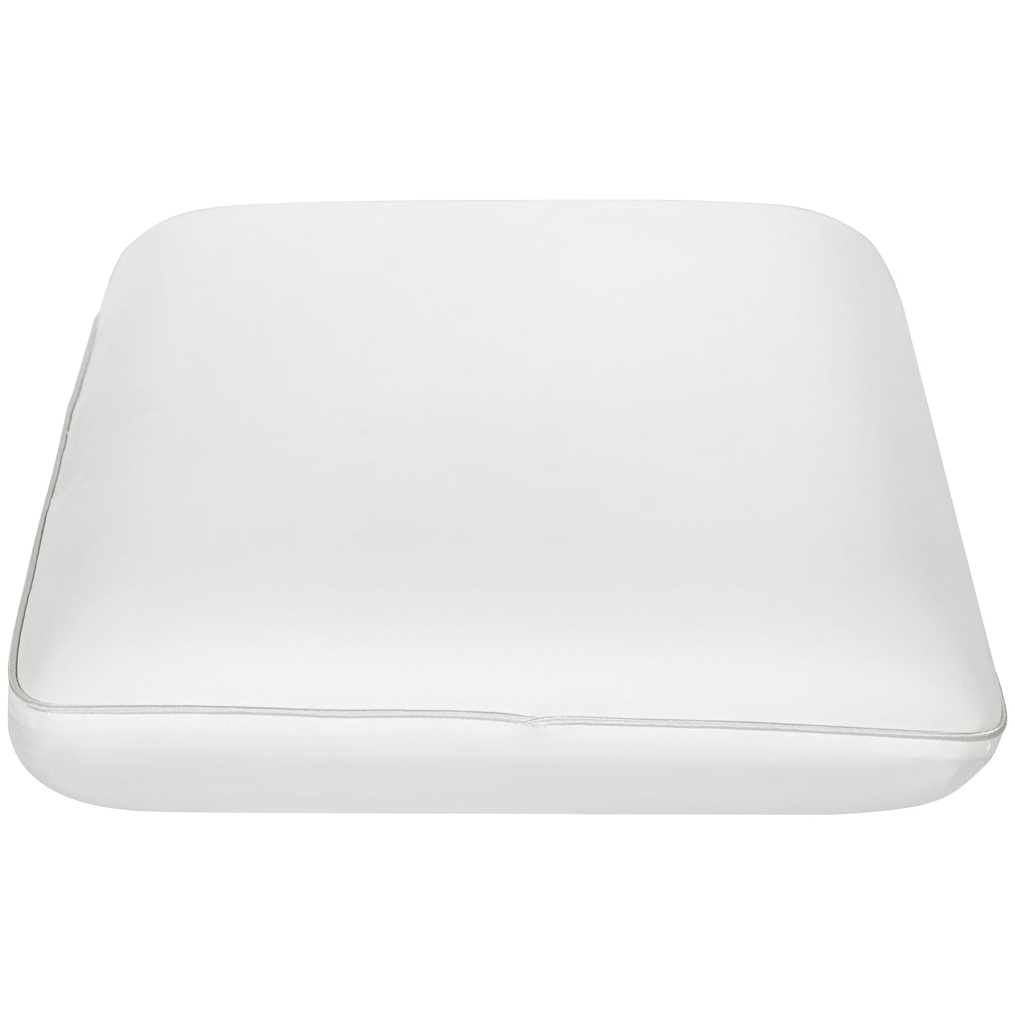 HOMCOM Memory Schaum Kissen Kopfkissen, Nackenstützkissen mit abnehmbarem Bezug Ergonomische 60 x 40 cm, Cremeweiß