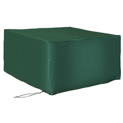 Outsunny Schutzhülle Abdeckung Abdeckhaube für Gartenmöbel 600D-Oxford Grün 135 x 135 x 75 cm