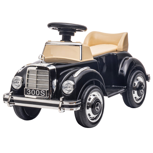AIYAPLAY Rutscher Kinderauto Mercedes Benz Design 300 S Design, Schwarz