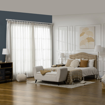 HOMCOM 3-teiliges Lampenset im Vintage-Design, 2 Tischleuchten, 1 Stehleuchte, 35,5 cm x 35,5 cm x 146 cm, Silber + Weiß