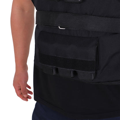 HOMCOM Gewichtsweste 15 KG / 20 KG / 30 KG verstellbare Trainingsweste mit herausnehmenbar Gewichten Laufweste Damen Herren für Muskelaufbau Krafttraining, Laufen, Fitness, Cross Training