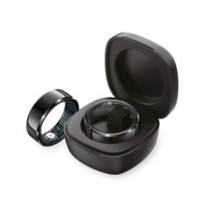 TECHMADE TM-NEXA-BK9 Smartring con Charging Box Black TG 9 18.9mm