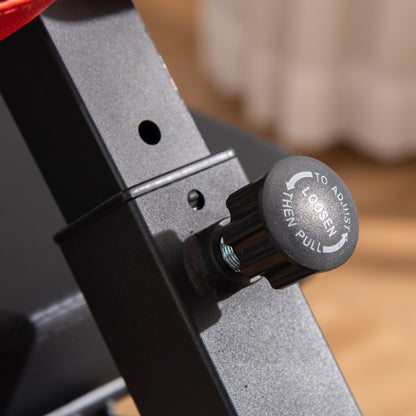 HOMCOM Hantelbank Fitnessbank Schrägbank Multifunktion Bauchtrainer Verstellbar Stahl Schwarz 64 x 146 x 73,5-85 cm