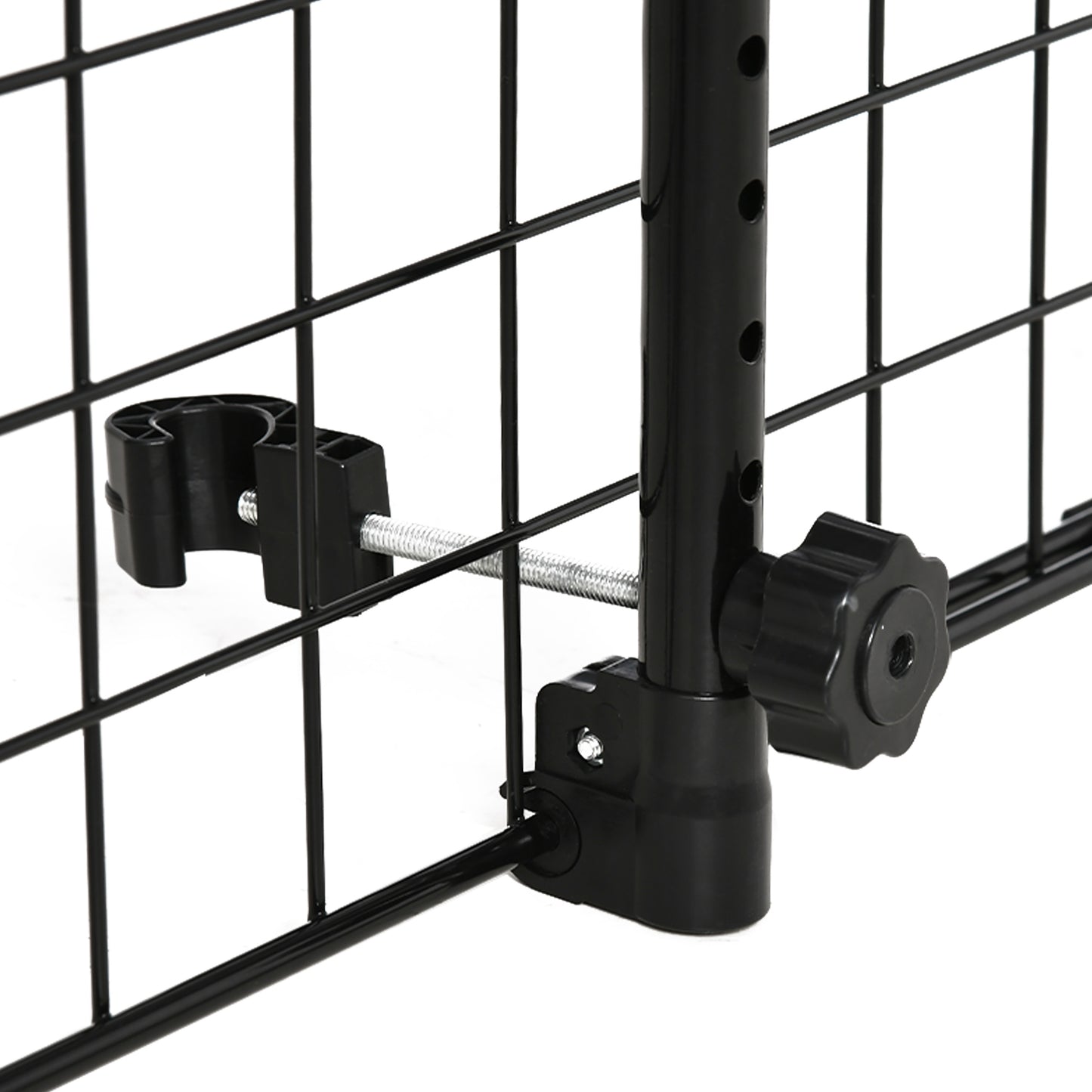 PawHut Hundegitter Auto Universal Autoschutzgitter für Hunde mit Stufenlos Verstellbare Breite, Trenngitter für Kofferraum Hunde Autogitter Hundeschutzgitter Schutzgitter 91-152 x 30 cm