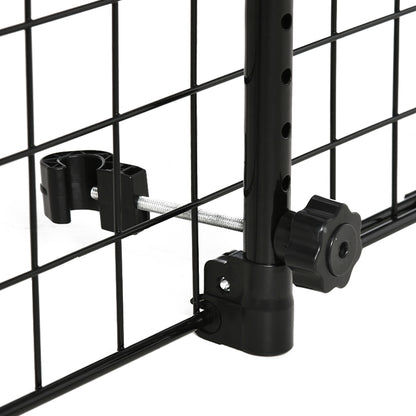PawHut Hundegitter Auto Universal Autoschutzgitter für Hunde mit Stufenlos Verstellbare Breite, Trenngitter für Kofferraum Hunde Autogitter Hundeschutzgitter Schutzgitter 91-152 x 30 cm