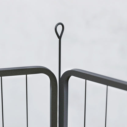 PawHut Laufstall für Hunde mit 6 Paneelen, robust, mit sicherer Tür, für drinnen und draußen, für Garten, Camping, 100 cm hoch