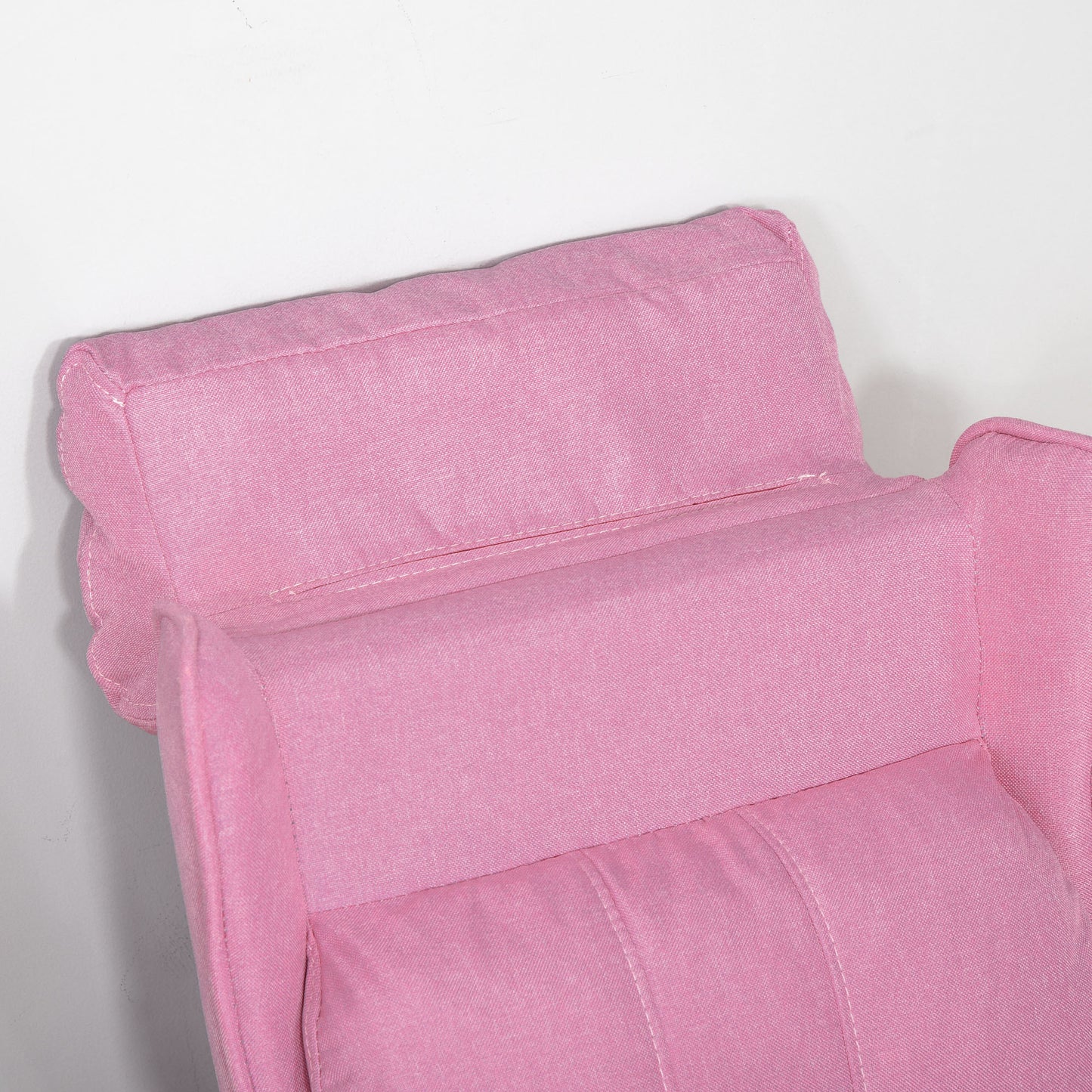 HOMCOM Kindersofa Kindercouch Kindersessel Stuhl Liegesofa verstellbar mit Fußstütze für 3-5 سنوات من الشباب وMädchen Rosa 58 x 53 x 70 سم