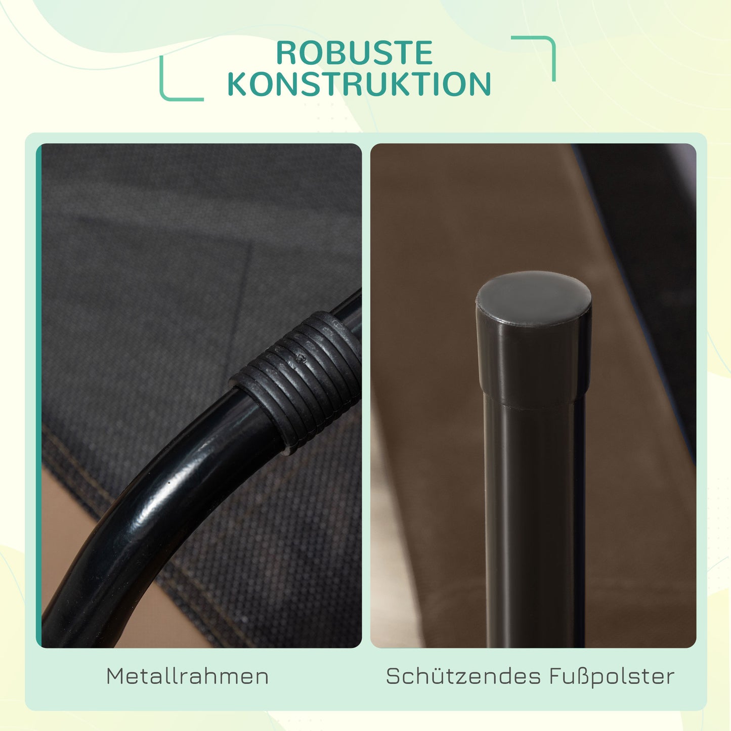 PawHut Erhöhtes Hundebett mit Baldachin, Haustierbett, Hundeliege outdoor mit Dach, Atmungsaktiv, Taftstoff für Camping Kaffee 92 x 76 x 90 cm