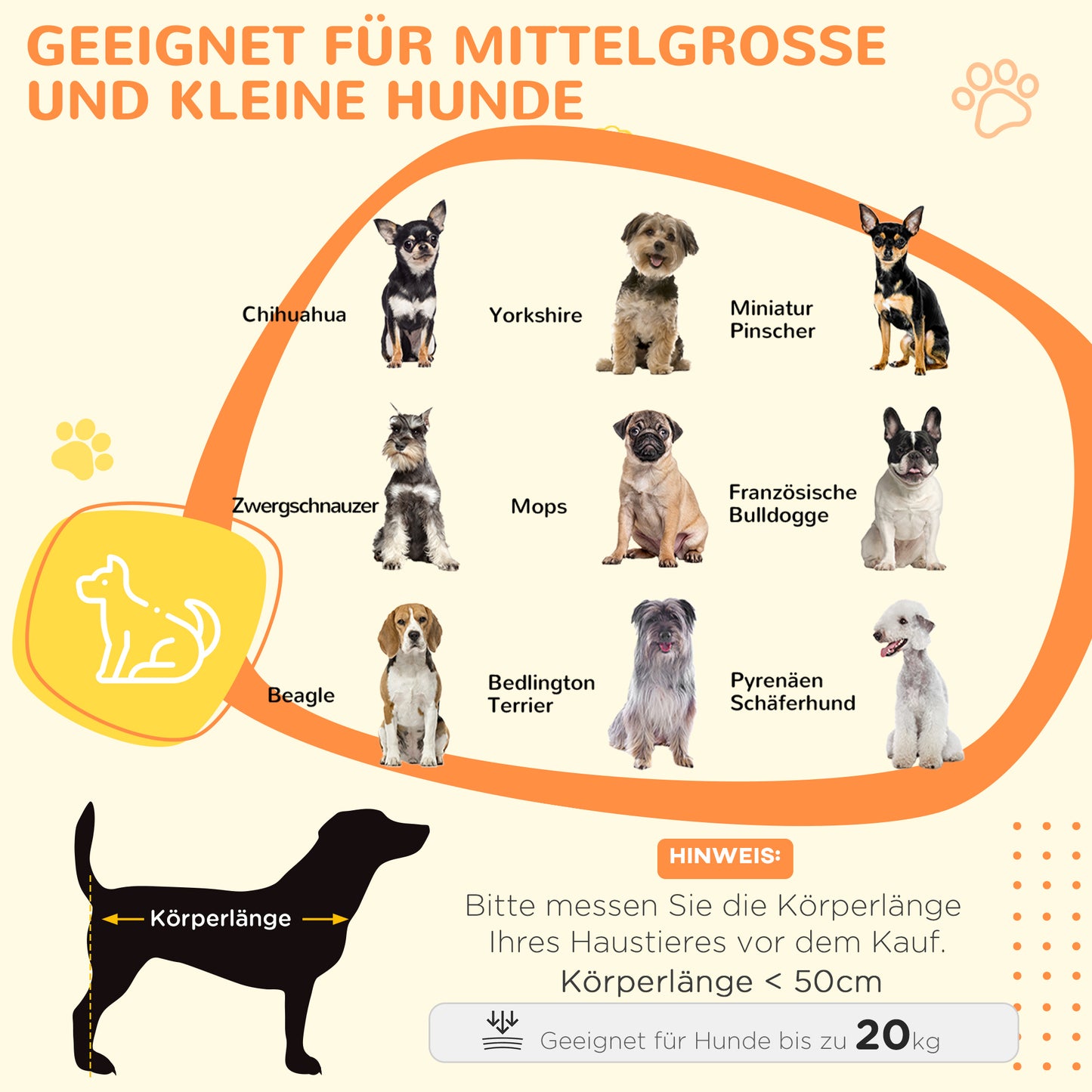 PawHut Hundekäfig Hundebox Hundetransportbox، 2 Türen، verriegelbar، Stahlgitter، 80 سم × 50 سم × 56,5 سم، أسود