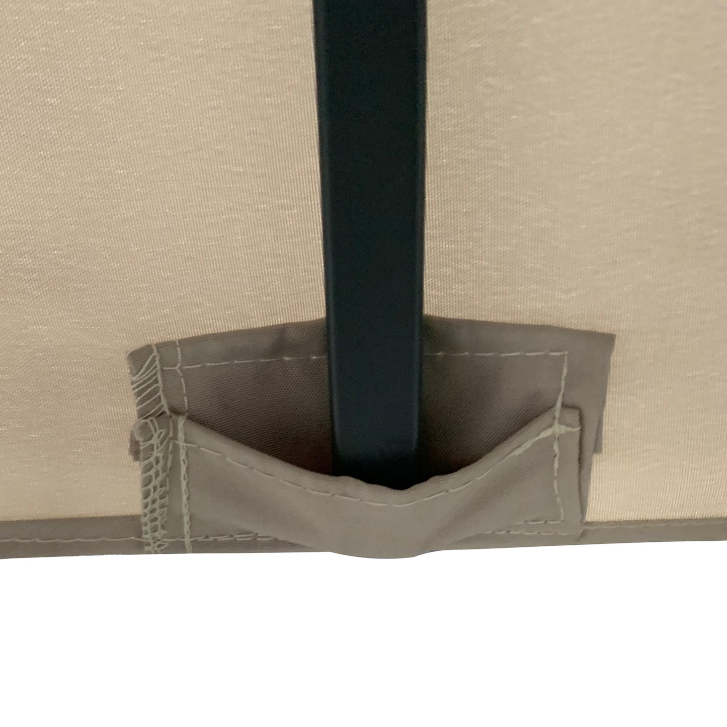 Outsunny Gartenpavillon Pavillon 3 x 3 m Gartenzelt Dach mit Belüftungslöcher Festzelt Partyzelt mit 4 x Seitenteile wetterfest Aluminium Polyester khaki