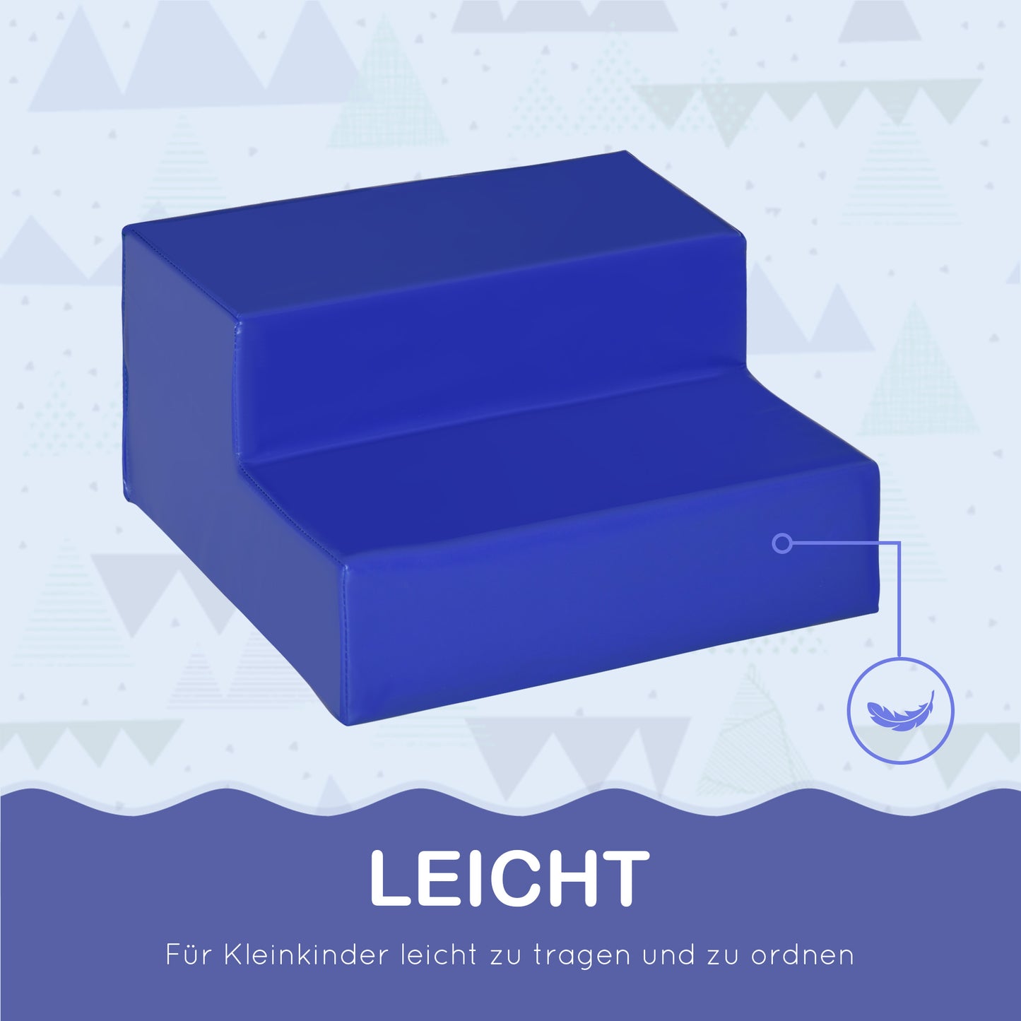 HOMCOM 4 TLG. Schaumstoff Bausteine Kinder Softbausteine klettern Bauklötze Weiche Riesenbausteine Bauspielzeug Grossbausteine Schaumstoffblöcke Spielbausteine für Baby & Kleinkinder Mehrfarbig
