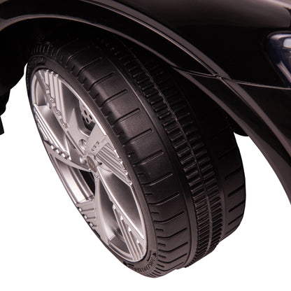 HOMCOM Elektro Kinderauto 12V Elektrofahrzeug Audi E-tron Elektroauto mit Fernbedienung, Sicherheitsgurt, Musik (MP3/USB/TF), Kinderfahrzeug für Kinder 3-5 Jahre, 3-5 km/h, Schwarz