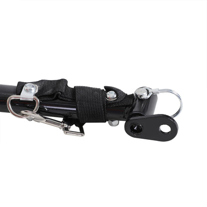 HOMCOM Fahrradanhänger Klappbar Lastenanhänger mit Kupplung,Transportwagen bis 40 kg belastbar, Transportanhänger Anhänger für Fahrrad Handwagen 140 x 88 x 60 cm