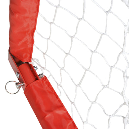 مجموعة HOMCOM Fußballtor، 2 klappbare Minitore، Metallrahmen،inkl. Werkzeug، 90 × 36 × 60 سم، متعفن