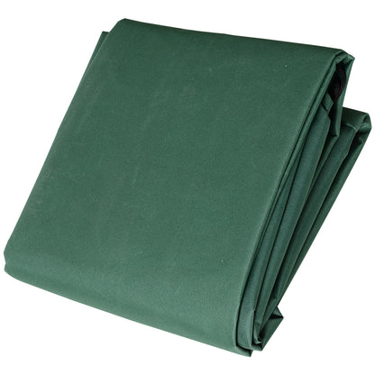 Outsunny Schutzhülle Abdeckung Abdeckhaube für Gartenmöbel 600D-Oxford Grün 135 x 135 x 75 cm