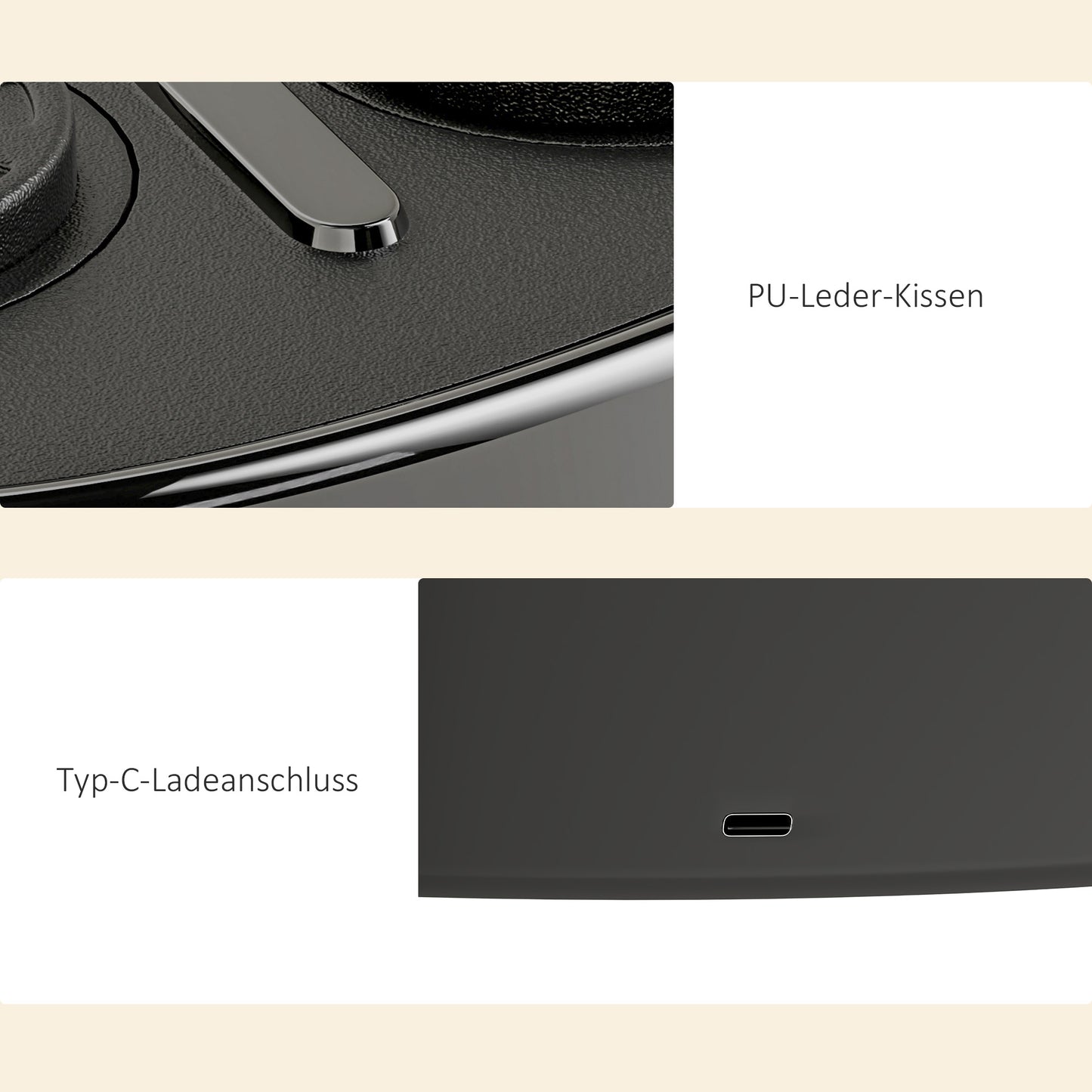 SPORTNOW Musik-Boxmaschine, Rhythmisches Boxgerät, 9 Modi, Bluetooth, LED-Lichter, mit Boxhandschuhen, Schwarz