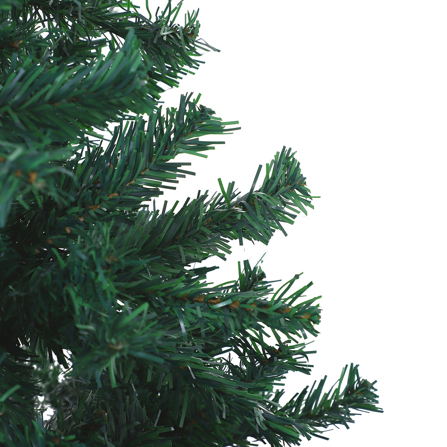 HOMCOM Weihnachtsbaum Christbaum Kunsttanne, 1,2 m, inkl. Ständer, Ø85 cm x 120 cm, Grün