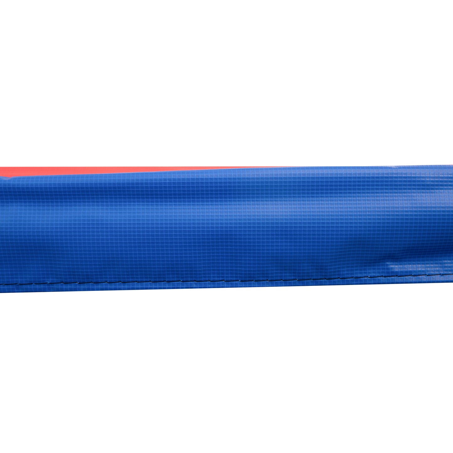 HOMCOM Trampolin Randabdeckung Ø366cm cm breit, Reißfest UV-resistent Federabdeckung, Wasserabweisend, Trampolinzubehör Randschutz Sicherheitsnetz Ersatzteile für Gartentrampoline, Rot+Gelb+Blau